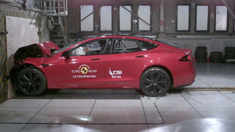 Euro NCAP Tesla Model S Crash Test