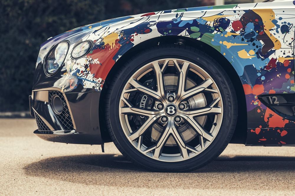 Bentley Continental GTC Pride art car