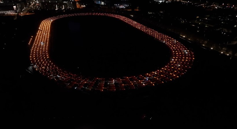 Tesla Mega Light Show Φινλανδία