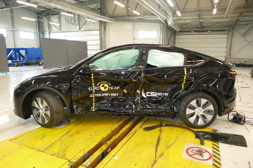 Euro NCAP Tesla Model Y Crash Test