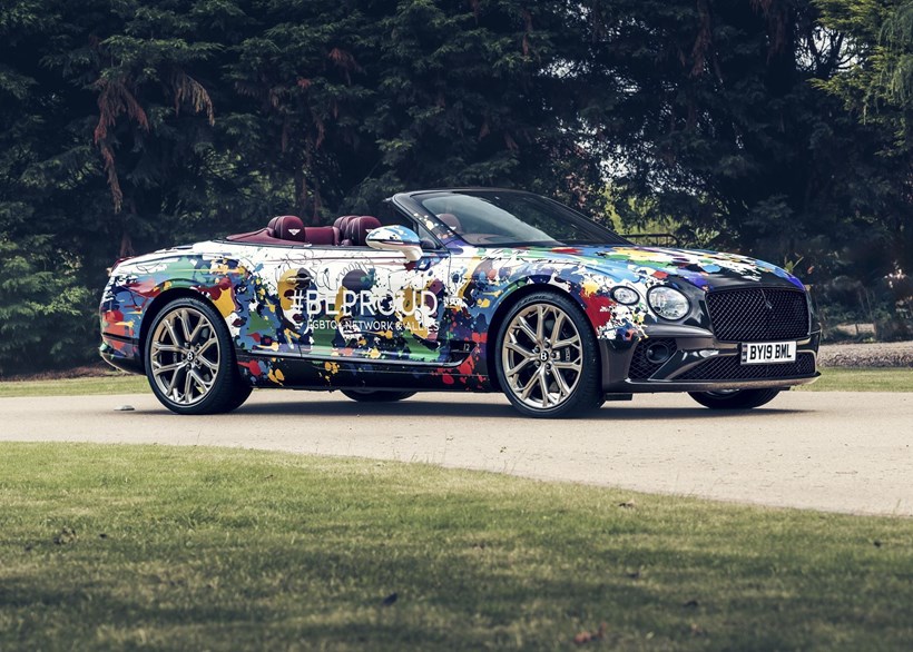 Bentley Continental GTC Pride art car