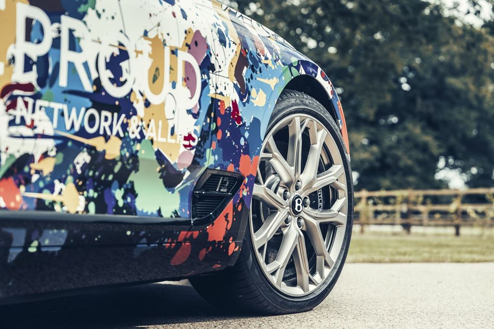 Bentley Continental GTC Pride art car