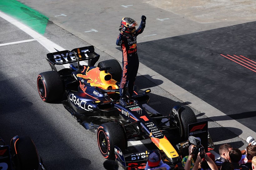 F1 GP Βραζιλίας Max Verstappen Πανηγυρισμοί