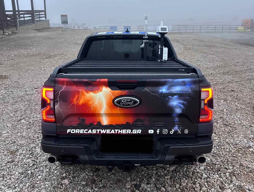 Ford Ranger Raptor Forecast Weather Greece πρώτο μετεωρολογικό όχημα στην Ευρώπη