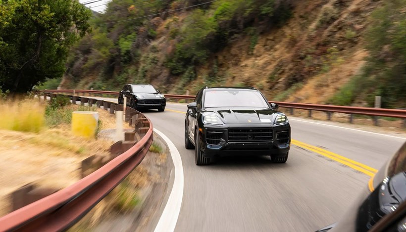 Porsche Cayenne Facelift Testing