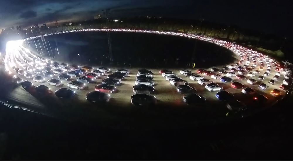 Tesla Mega Light Show Φινλανδία