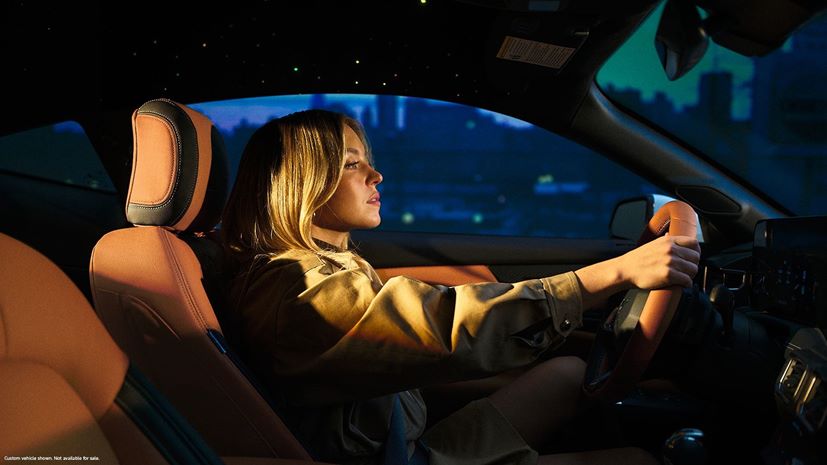 Sydney Sweeney Ford Mustang