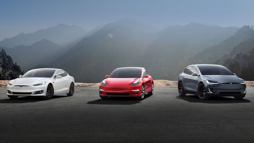 Tesla model range