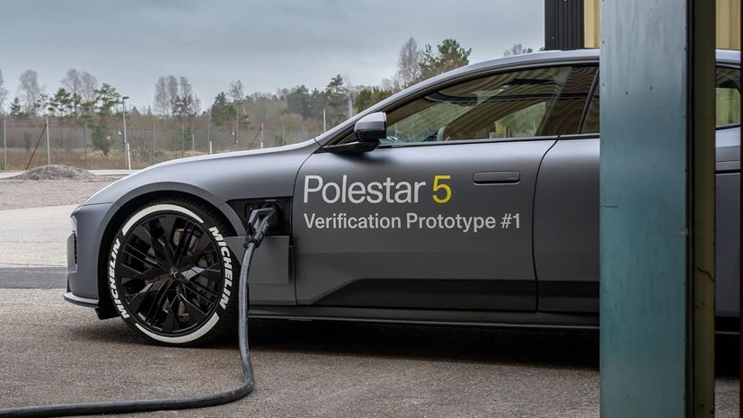 Polestar 5 charge test