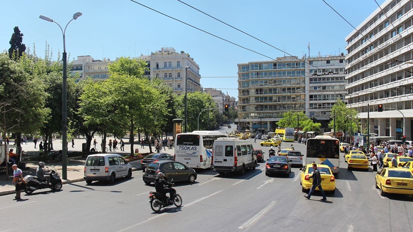 Αθήνα κέντρο κυκλοφοριακό αυτοκίνητα