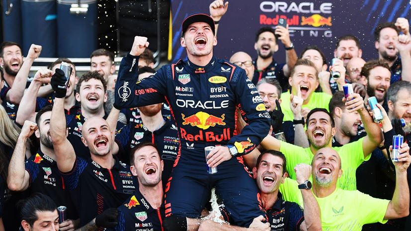 F1 GP Βραζιλίας Max Verstappen Πανηγυρισμοί